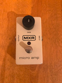 Micro Amp - MXR  M-133- pédale - pedal board - amp