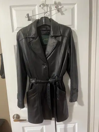 Danier women’s leather jacket, View more