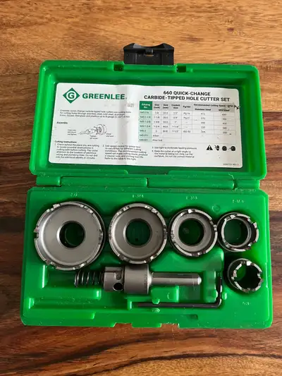 New Greenlee 660 Carbide Holesaw Kit, View more