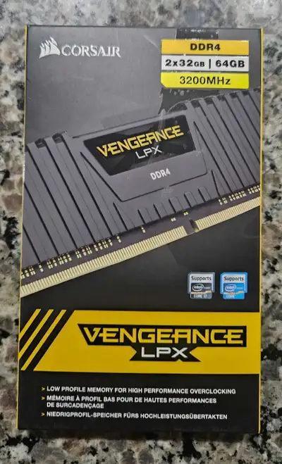 CORSAIR Vengeance LPX 64GB (2 x 32GB) DDR4 3200, View more