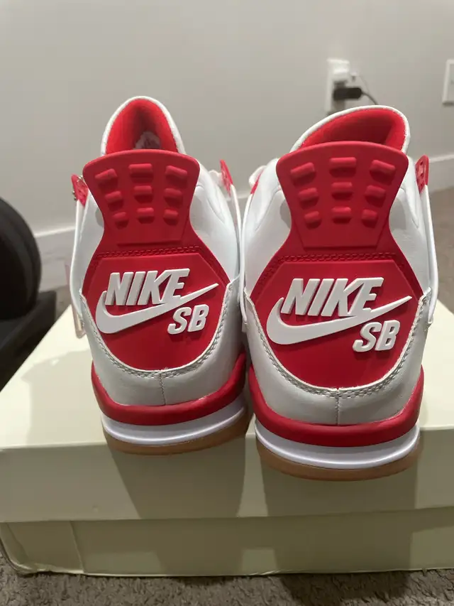 Jordan 4 SB Varsity Red in Men's Shoes in Calgary - Image 5
