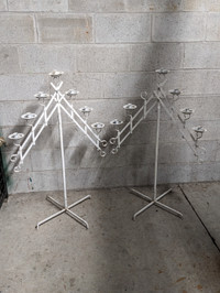 Wrought Iron Candle Holders - Vintage