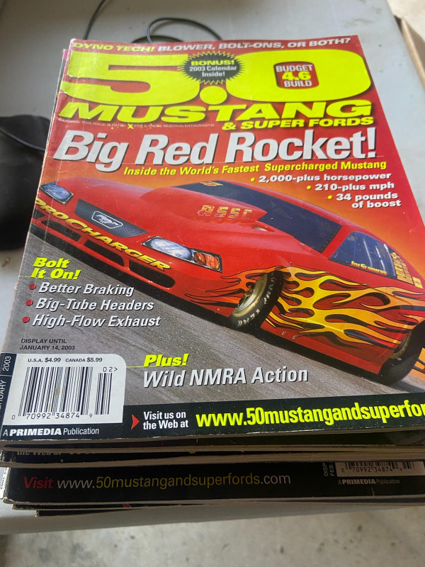 5.0 Mustang and Super Ford Magazine - 30 issues in Magazines in Oakville / Halton Region