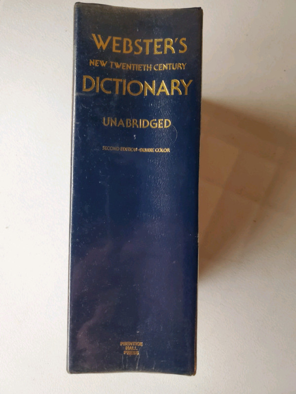 Dictionary,Webster' New Twentieth Century Dictionary Unabridged  in Textbooks in Mississauga / Peel Region - Image 3