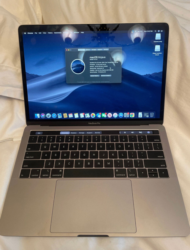 2019 MacBook Pro with Touchbar - LIKE NEW in Laptops in City of Toronto