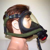 Sweep-On® 2000™ Full Face Crew Oxygen Mask Smoke Goggles