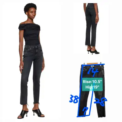 AGOLDE Black Lyle Jeans Size  26-27, View more