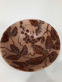 Brown color flower bowl