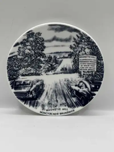 Magnetic Hill Moncton - Vintage Decorative Plate, View more