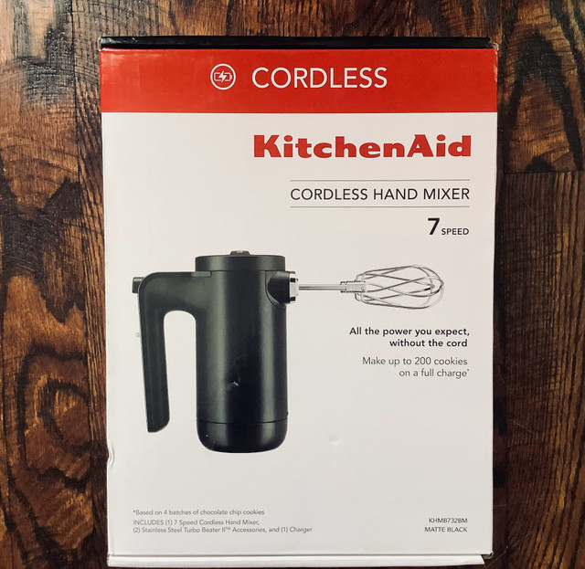 KitchenAid 7 Speed Cordless Hand Mixer ( Brand New )  in Other in Mississauga / Peel Region