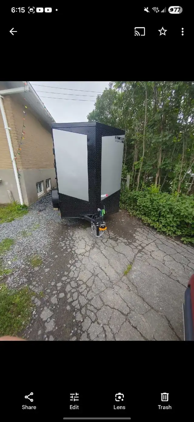5x10x6 trailer with brakes in Cargo & Utility Trailers in City of Montréal - Image 3