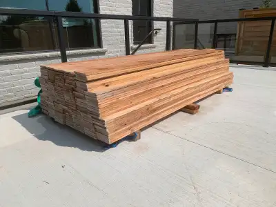 Cedar fence boards 1" x 6" x 8', View more