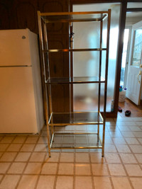 Metal and glass  display cabinet