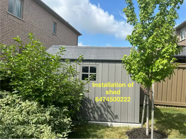 assembly of storage shed in Outdoor Tools & Storage in Markham / York Region - Image 5