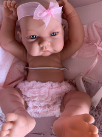 Nica NEWBORN BABY GIRL REBORN doll by Antonio Juan