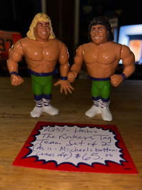 The Rockers Hasbro WWF Tag Team HBK WWE Wrestling Booth 264