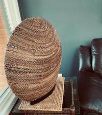 ELEGANT WICKER LAMP $65