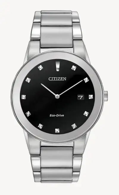 Watch Citizen Axiom Eco Drive Watch with Black Dial, View more
