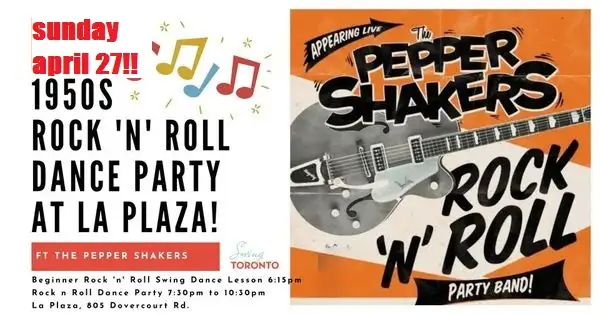 8/17 the Rock & Roll Dance Party w the Pepper Shakers @ La Plaza63611965575553120