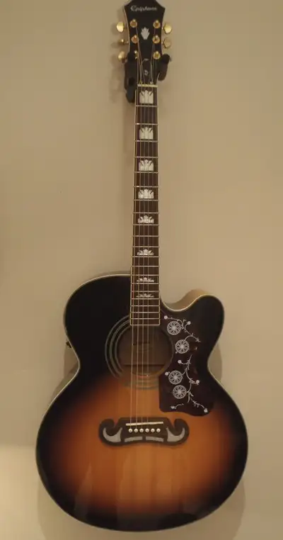 Epiphone EJ200 guitar, View more