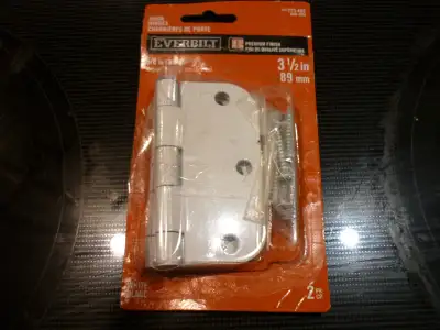 New Everbilt 3-1/2-inch with 5/8-inch Radius White Door Hinge, View more