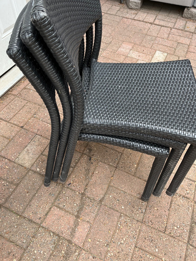 All weather patio armchairs - 50$ per chair in Patio & Garden Furniture in Calgary - Image 4