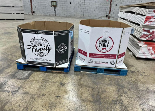 Produce/Consumer Grade Gaylord Boxes - Bulk Quantities in Other Business & Industrial in Yarmouth