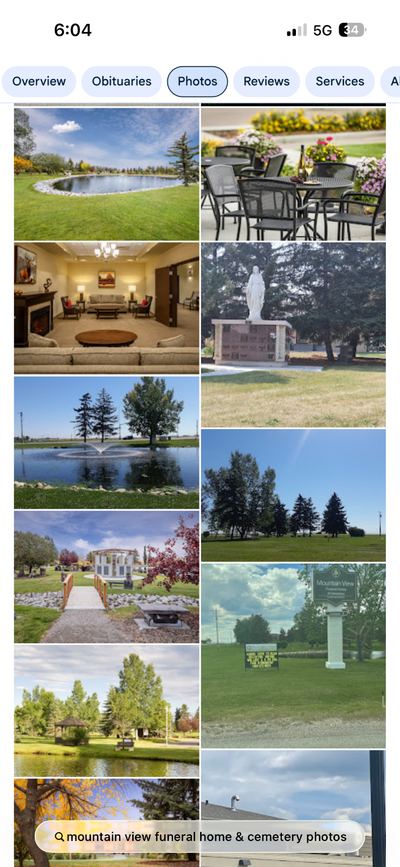 3 Side by side burial plots, located at Mountainview Cemetery in the beautiful Everlasting Life Gard...