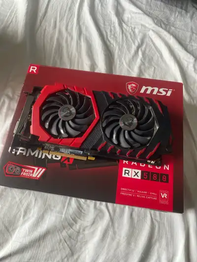 Great graphics card for 1080p gaming. Great condition. Willing to take 75 obo.