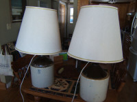 Pair of unique table lamps