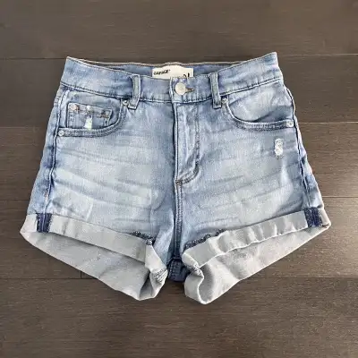 Garage Light Wash denim Shorts , View more