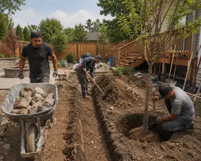 Landscaping construction labour $20 - $24 ☎️ (587) 429-8643, View more