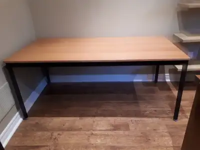 Ikea Wood Top Desk, View more