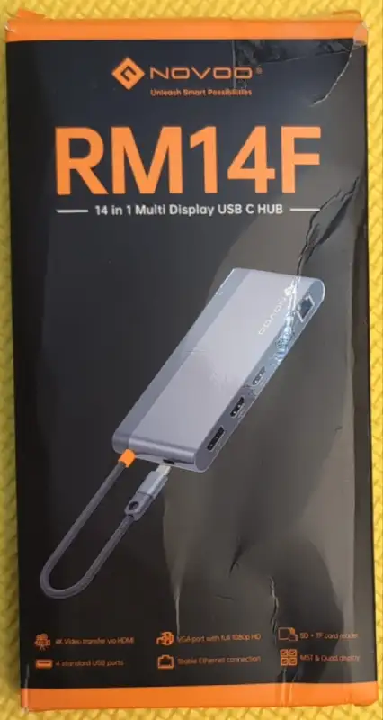 NOVOO USB C Docking Station 4 Monitors 14-in-1 USB C Hub in Cables & Connectors in City of Toronto - Image 10