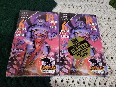 2 New Sealed 18 Pack Boxes Of Gargoles Trading Cards, View more