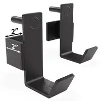 Power and Squat Rack Attachment 2x2 J-Cups Designed for 1” Hole