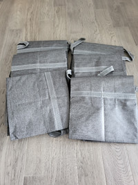 Heavy duty storage bags (4 dark grey bags)