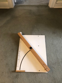 Dubby Left Side Table Saw Sled with Angle Scale