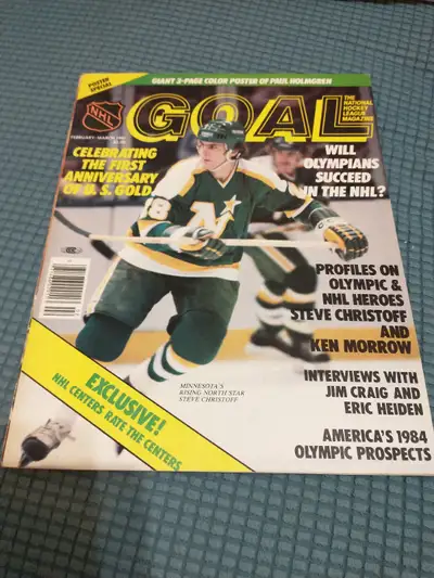 Feb/Mar 1981 Goal Magazine, 1st anniversary of Miracle on Ice, View more