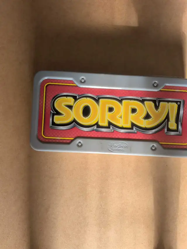 sorry game