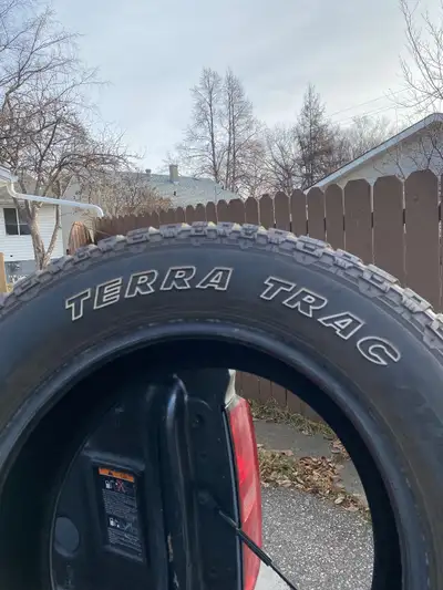 SET OF 4- WINTER TIRES IN GOOD TRAC CONDITION SEE A PICTURE