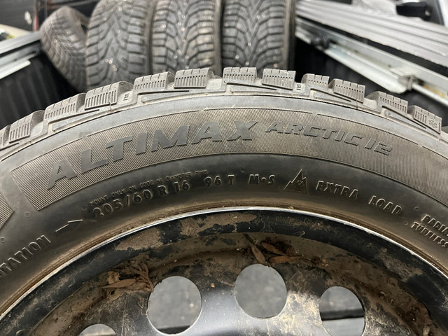 4 Winter Ice Tires on Rims, 205/60R16 in Tires & Rims in Saskatoon - Image 3