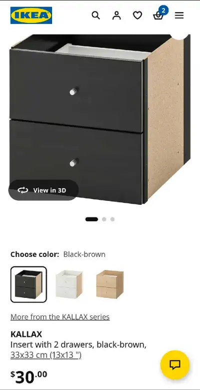 ikea Killax door and drawers, View more