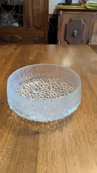 Iittala Genuine Vintage Glass Bowl Made in Finland