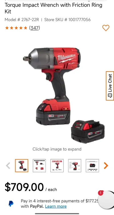 Milwaukee / Impact WrenchImpact Wrench - Milwaukee M18 FUEL 18, View more
