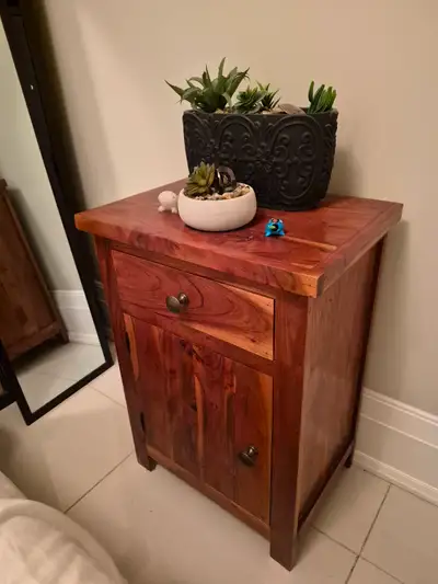 Wood Bedside Table, View more