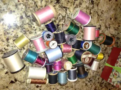 Collection of vintage thread for sale, View more