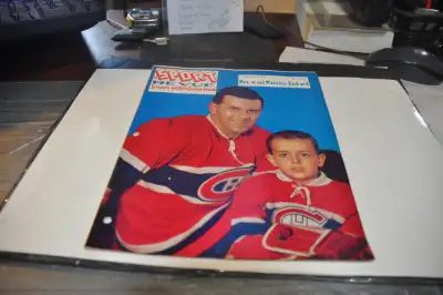 Sport revue magazine hockey decembre 1958 maurice richard montre, View more