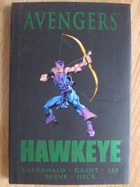 AVENGERS HAWKEYE - by Mark Gruenwald - 2009 HC