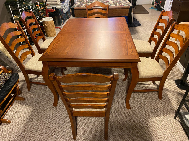 Dining table with 6 chairs  in Dining Tables & Sets in Dartmouth